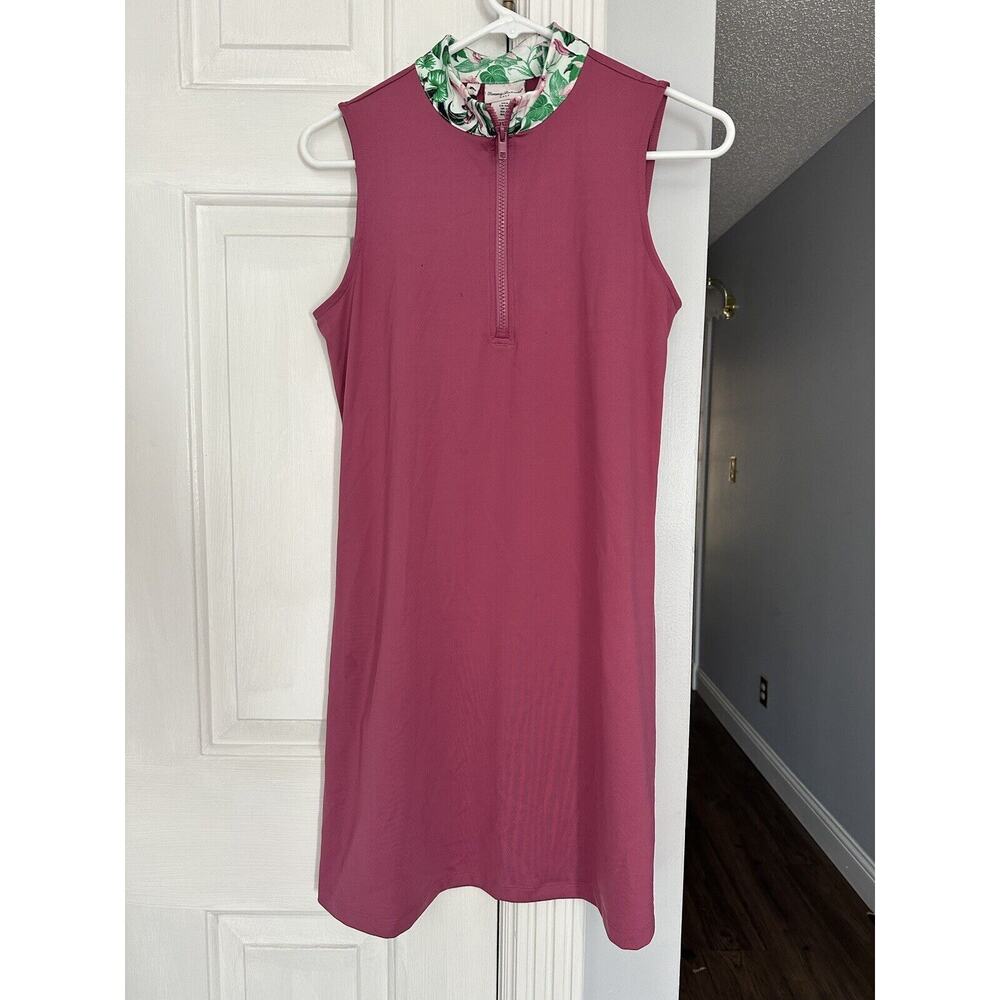 NWT Tommy Bahama Golf Dress Women Size Small Pink Sleeveless Tropical Athletic
